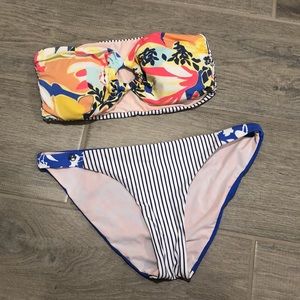 Maaji Floral Striped Bikini